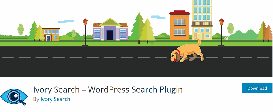 Plugin Ivory Search für WordPress