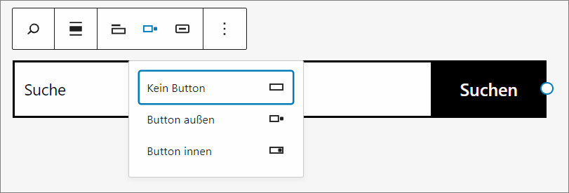 Gestalltungsmöglchkeiten Block Suchen